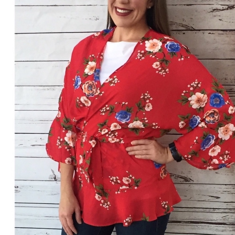 Floral kimono